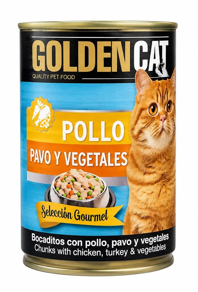 CopiPet | Golden Cat pollo, pavo y vegetales — 415 g