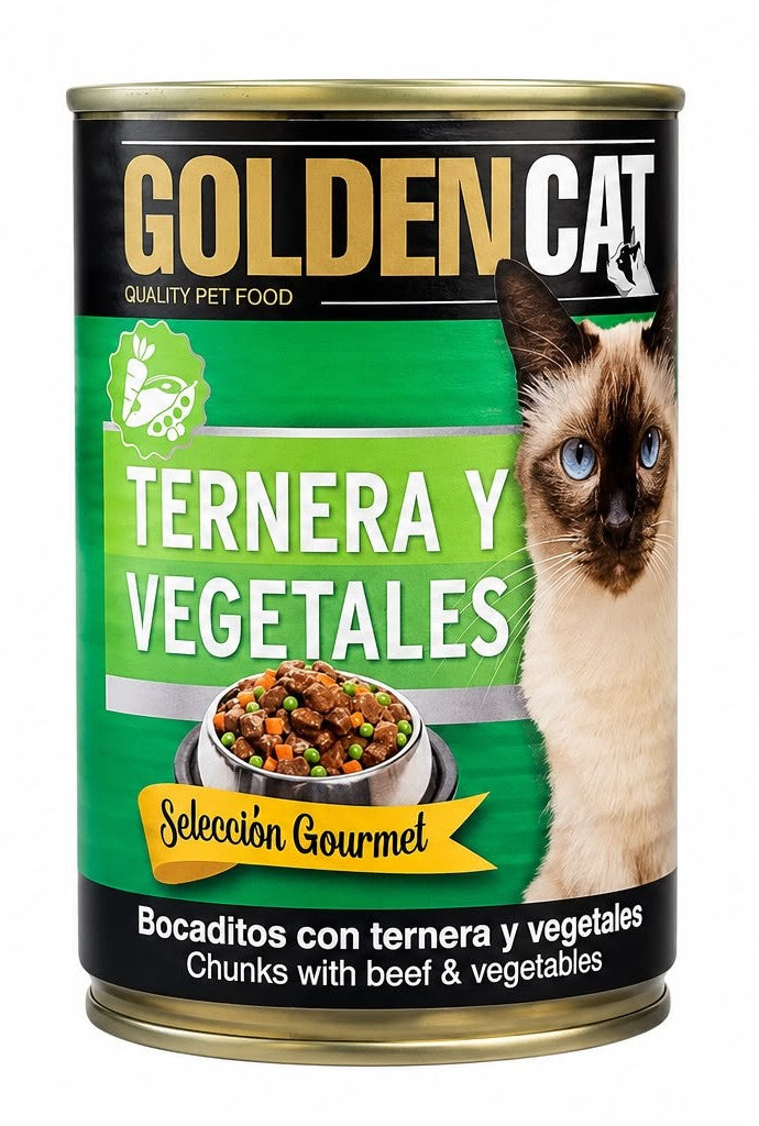 CopiPet | Golden Cat ternera y vegetales — 415 g
