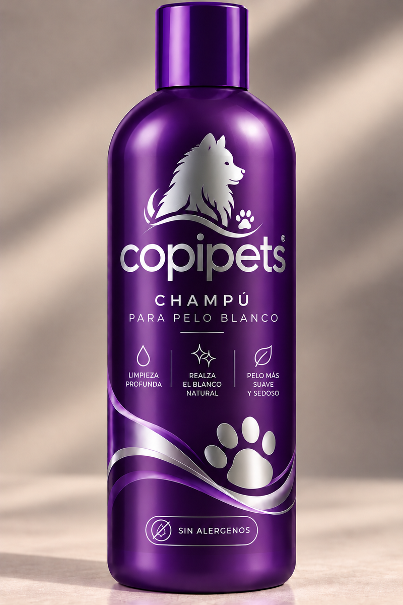 CopiPet | Champú pelo blanco — 500 ml